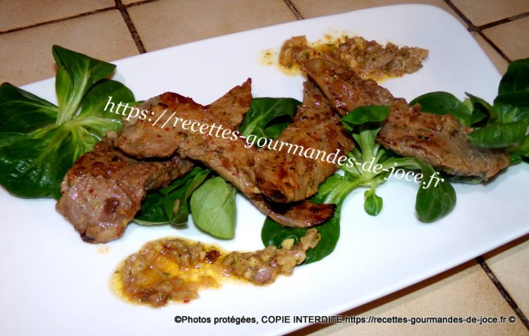 Aiguillettes de canard marinées à la moutarde à la plancha. – Recettes