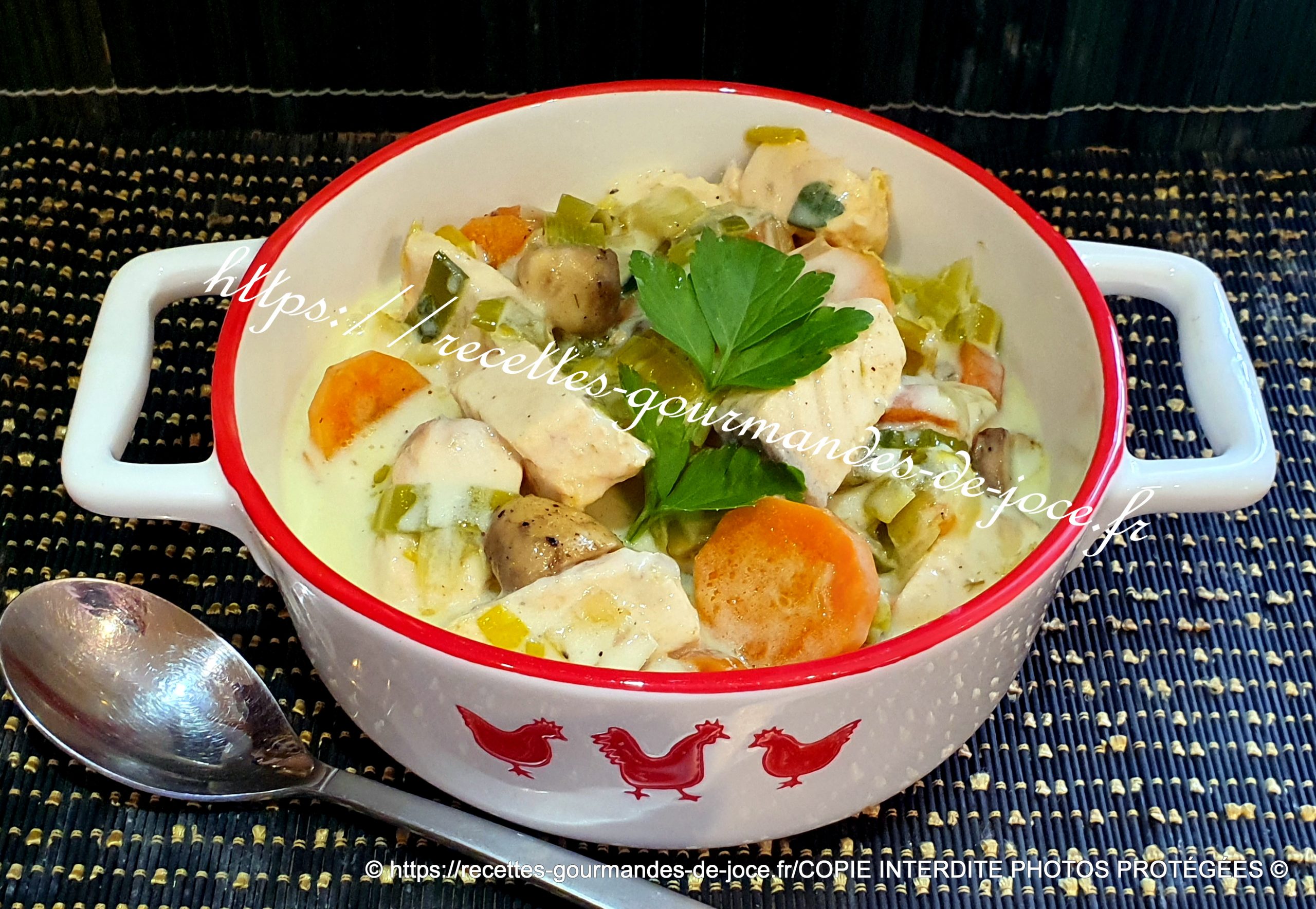 Blanquette De Saumon Avec Poireaux Et Carottes Blanquette de saumon, fondue de poireaux, carottes et champignons