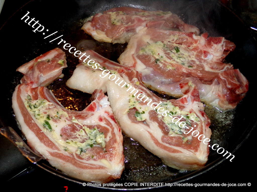 Côtes d’agneau à la persillade basque. – Recettes Gourmandes De Joce